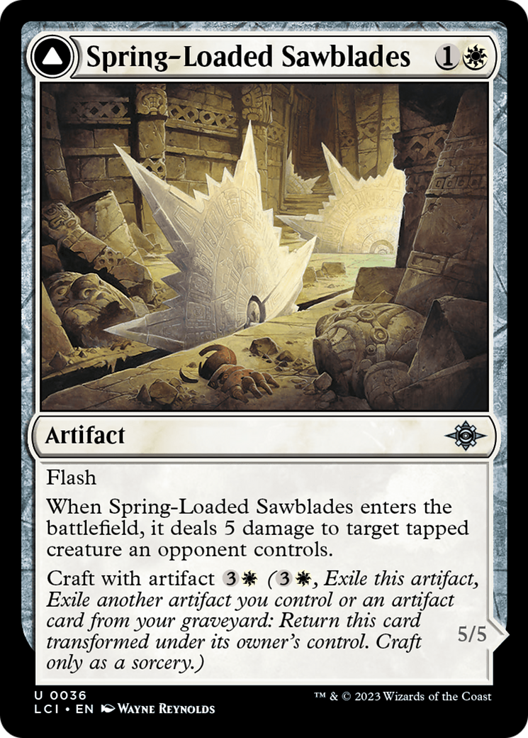 Spring-Loaded Sawblades // Bladewheel Chariot (LCI-036) (Foil)