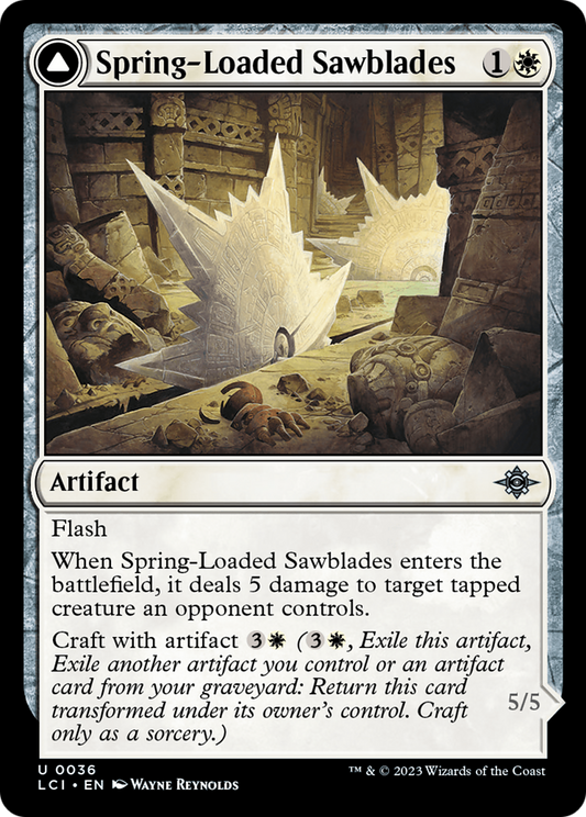 Spring-Loaded Sawblades // Bladewheel Chariot (LCI-036)
