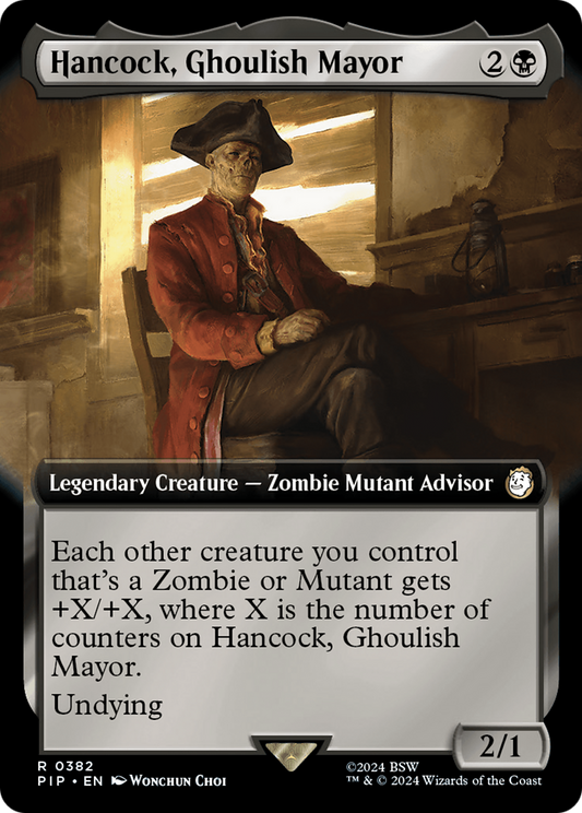 Hancock, Ghoulish Mayor (PIP-382) (Extended Art) (Foil)