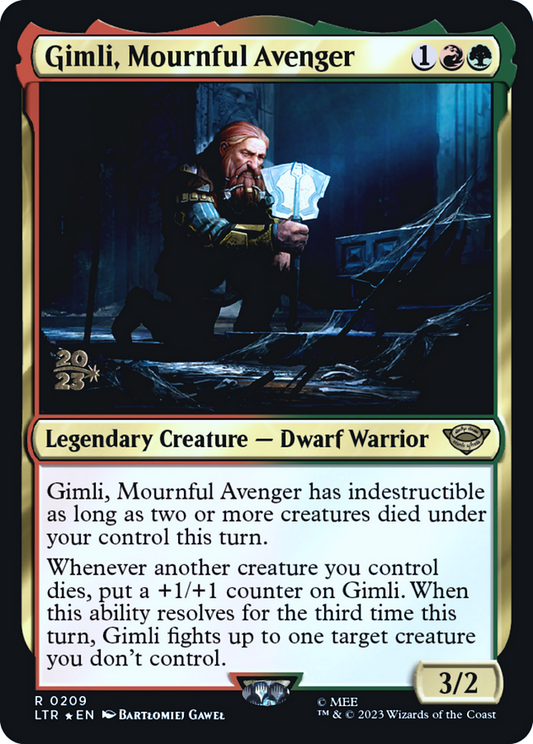 Gimli, Mournful Avenger (PRE-209S) (Foil)