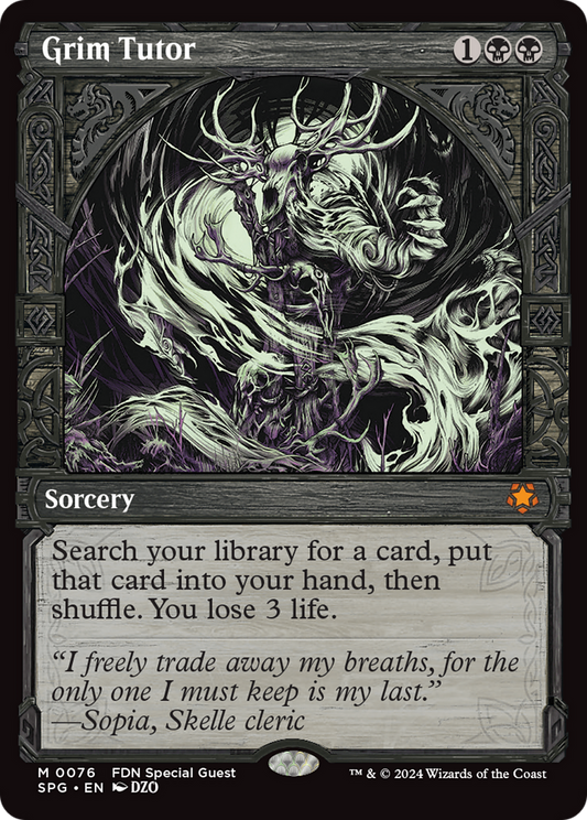 Grim Tutor (SPG-076) (Showcase) (Foil)