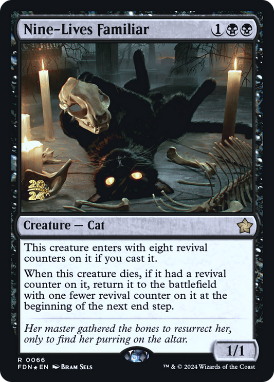 Nine-Lives Familiar (PRE-66S) (Foil)