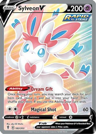 Sylveon V (Full Art) (EVS-183) (Holofoil)
