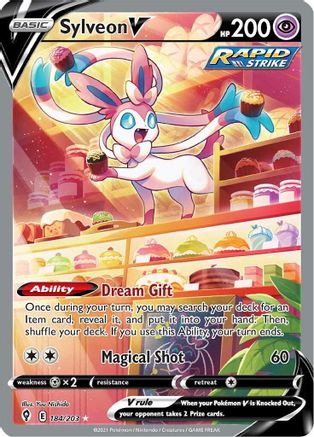 Sylveon V (Alternate Full Art) (EVS-184) (Holofoil)