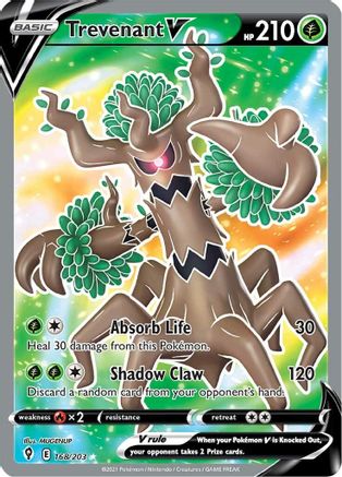 Trevenant V (Full Art) (EVS-168) (Holofoil)