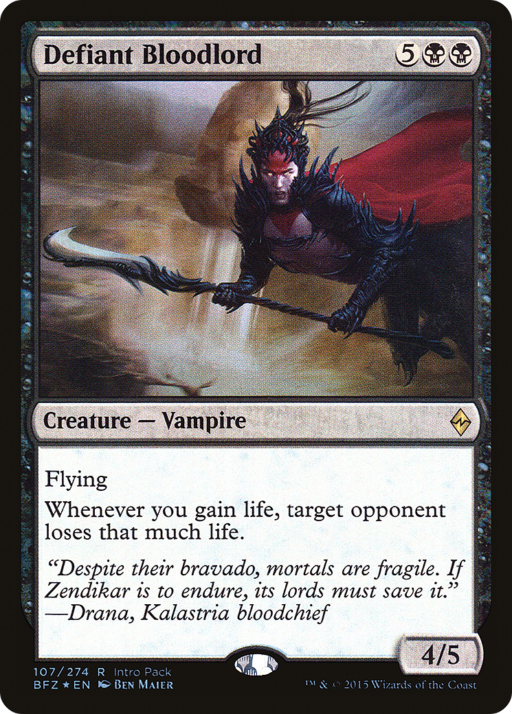 Defiant Bloodlord (UMP-107) (Foil)