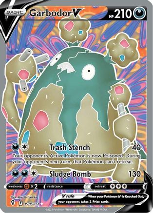 Garbodor V (Full Art) (EVS-190) (Holofoil)
