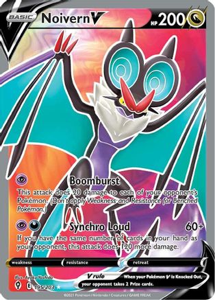Noivern V (Full Art) (EVS-195) (Holofoil)