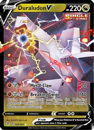 Duraludon V (EVS-122) (Holofoil)
