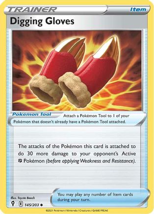 Digging Gloves (EVS-145) (Reverse Holofoil)