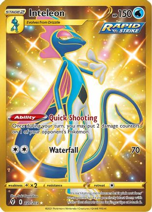 Inteleon (Secret) (EVS-227) (Holofoil)