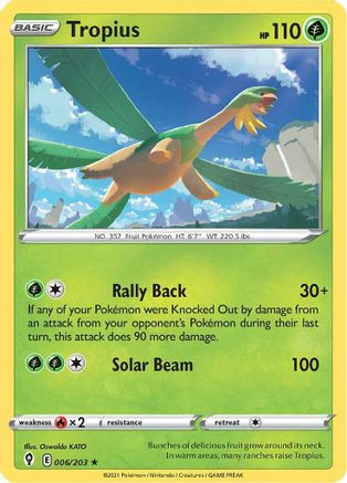 Tropius (EVS-006) (Reverse Holofoil)