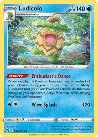 Ludicolo (EVS-034) (Holofoil)