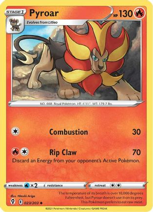 Pyroar (EVS-023) (Reverse Holofoil)