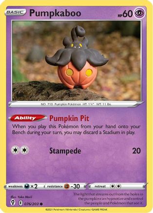 Pumpkaboo (EVS-076) (Reverse Holofoil)
