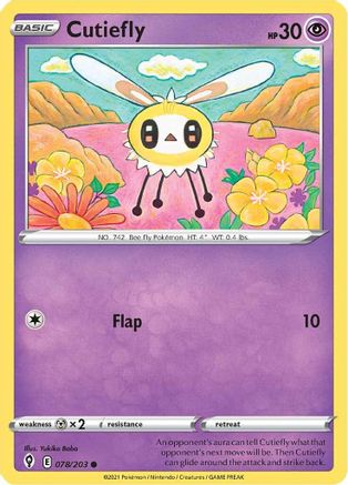 Cutiefly (EVS-078) (Reverse Holofoil)