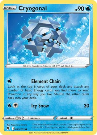 Cryogonal (EVS-043) (Reverse Holofoil)