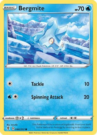 Bergmite (EVS-044) (Reverse Holofoil)