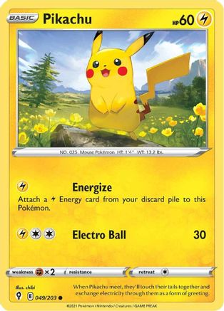 Pikachu (EVS-049) (Reverse Holofoil)