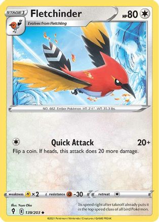 Fletchinder (EVS-139) (Reverse Holofoil)
