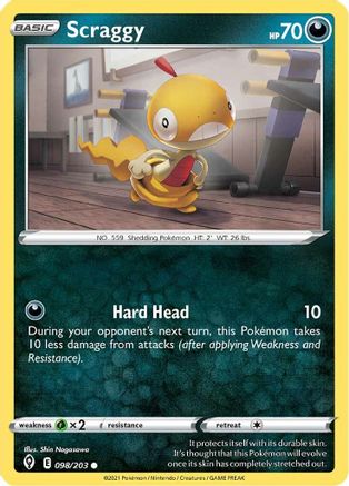 Scraggy (EVS-098) (Reverse Holofoil)