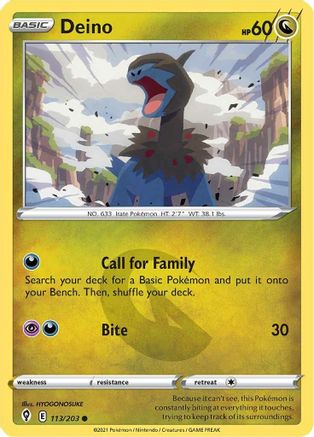 Deino (EVS-113) (Reverse Holofoil)