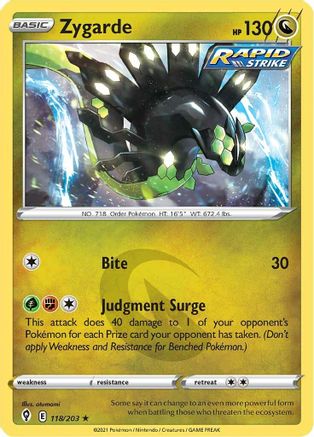 Zygarde (EVS-118) (Holofoil)