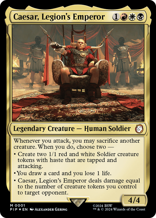 Caesar, Legion's Emperor (PIP-001) (Foil)