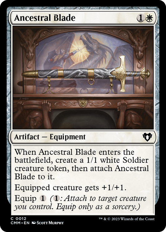 Ancestral Blade (CMM-012) (Foil)