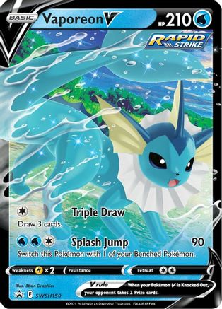Vaporeon V (SSP-SWSH150) (Holofoil)