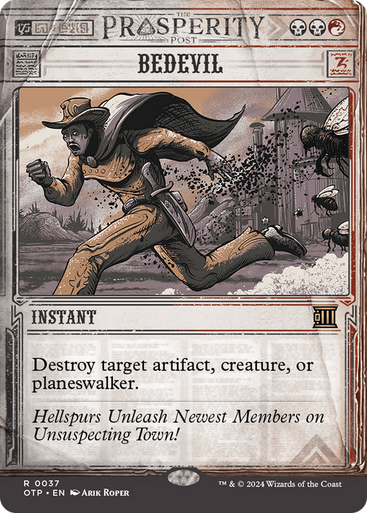Bedevil (OTP-037) (Showcase) (Borderless) (Foil)