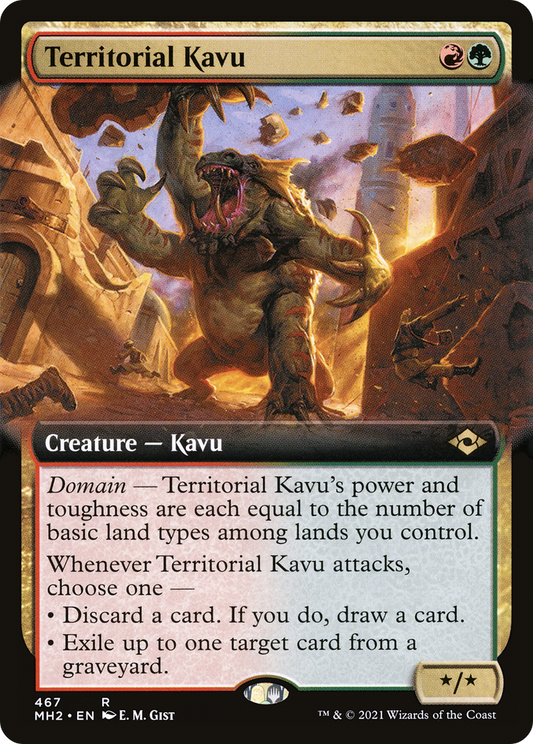 Territorial Kavu (MH2-467) (Extended Art) (Foil)