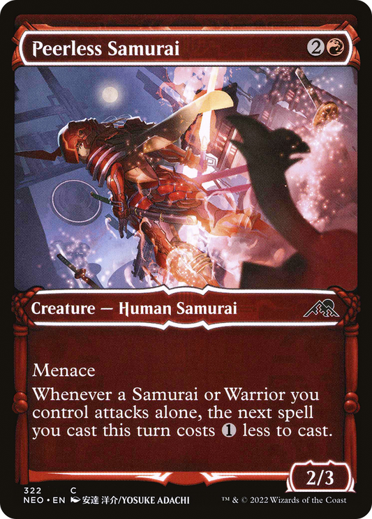 Peerless Samurai (NEO-322) (Showcase) (Foil)