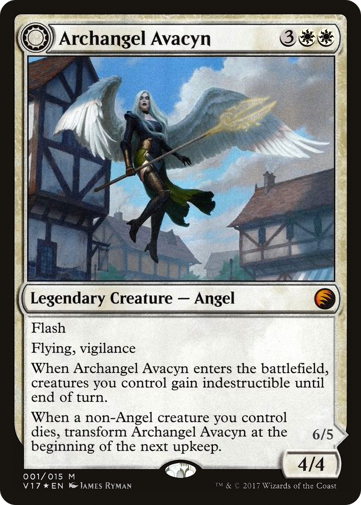 Archangel Avacyn // Avacyn, the Purifier (V17-001) (Foil)