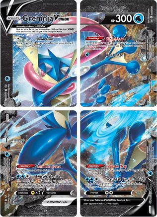 Greninja V-UNION [Set of 4] (SSP-) (Holofoil)