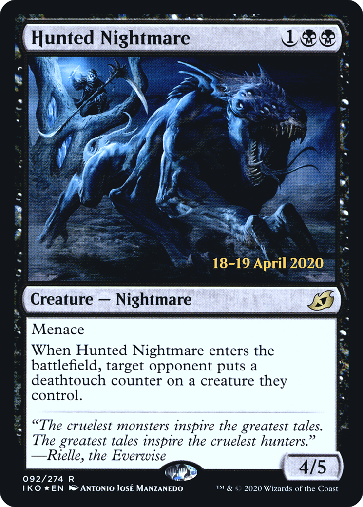 Hunted Nightmare (PRE-92S) (Foil)