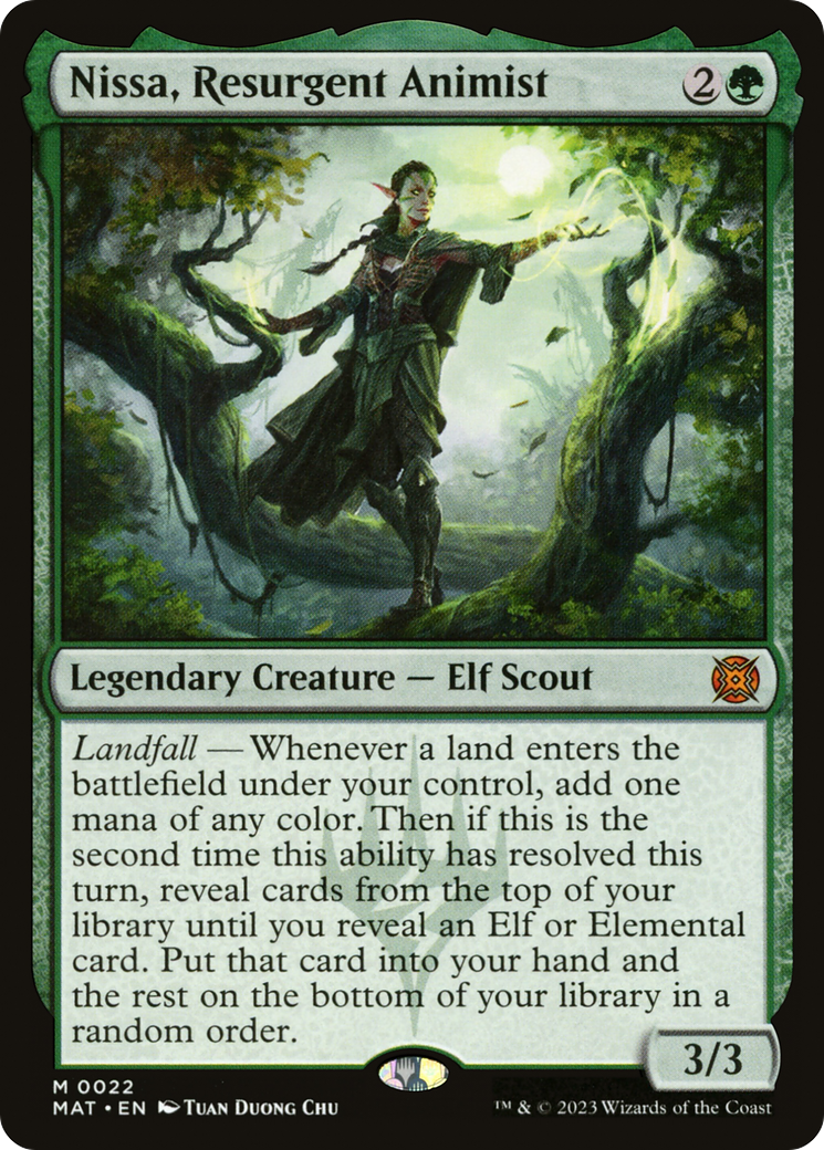 Nissa, Resurgent Animist (MAT-022)