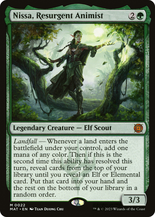 Nissa, Resurgent Animist (MAT-022) (Foil)