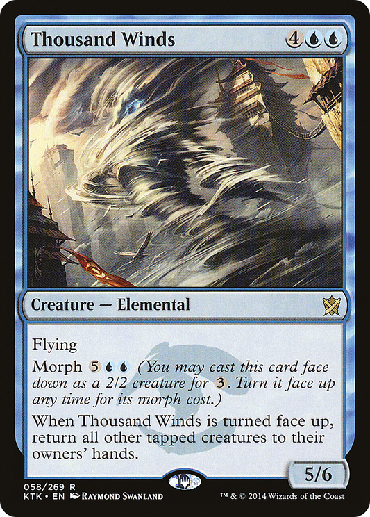 Thousand Winds (KTK-058) (Foil)