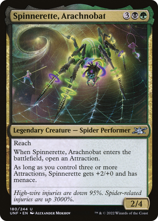 Spinnerette, Arachnobat (UNF-180) (Foil)