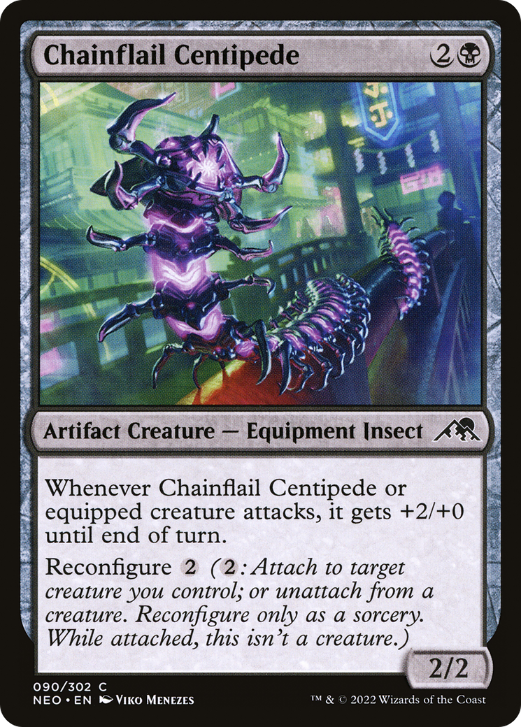 Chainflail Centipede (NEO-090) (Foil)