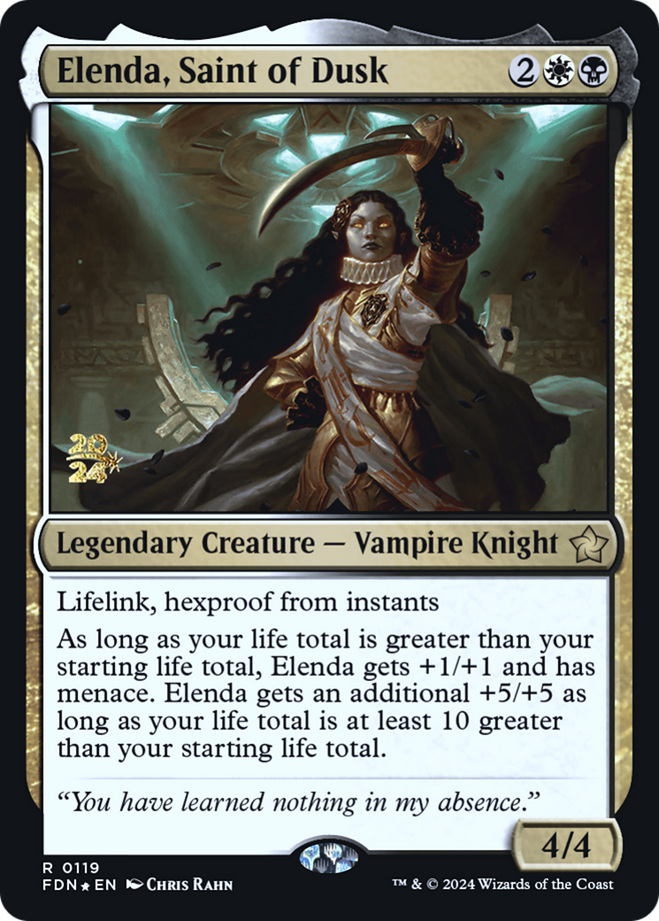 Elenda, Saint of Dusk (PRE-119S) (Foil)