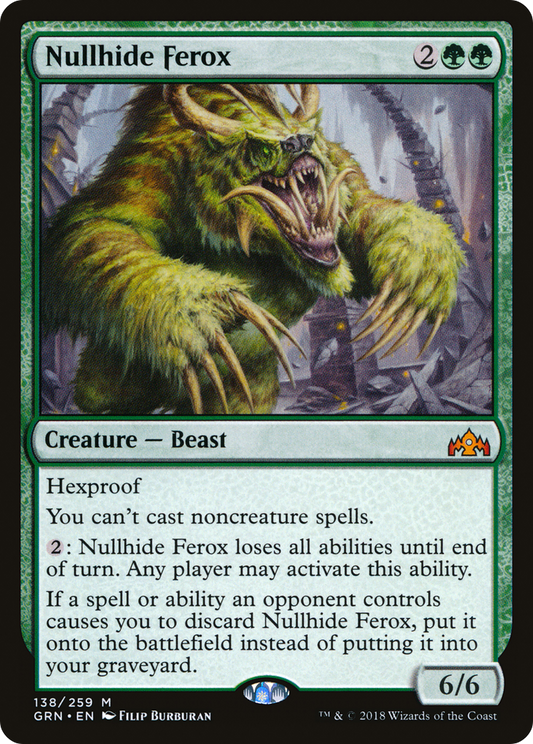 Nullhide Ferox (GRN-138) (Foil)