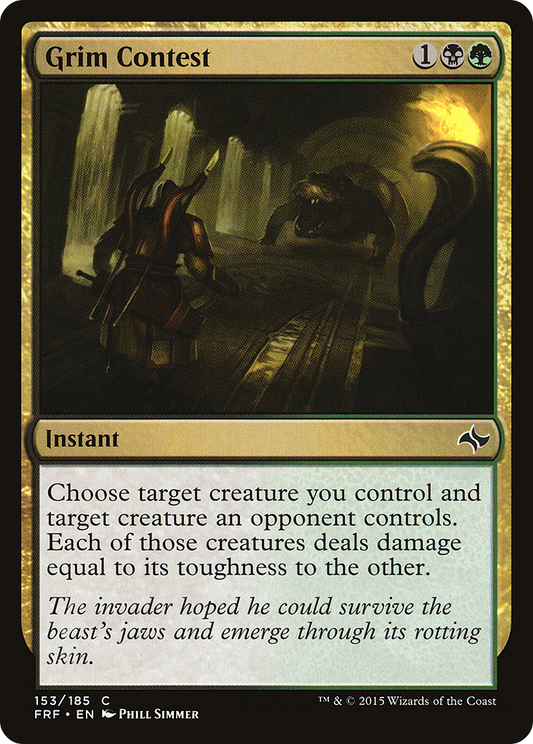 Grim Contest (FRF-153) (Foil)