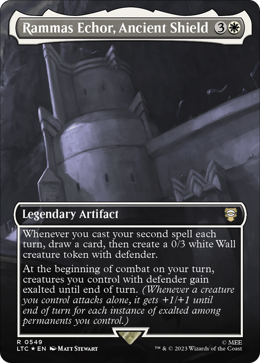 Rammas Echor, Ancient Shield (LTC-549) (Borderless) (Surge Foil)