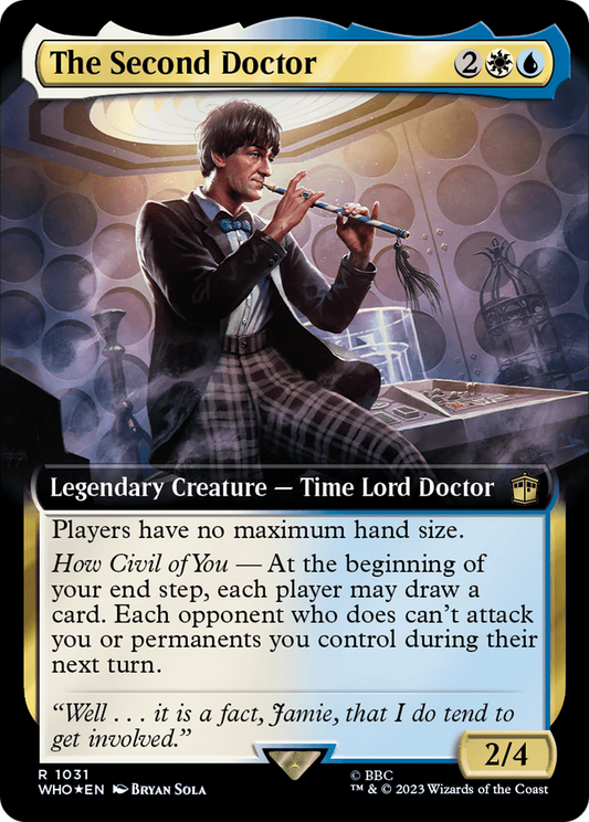 The Second Doctor (WHO-1031) (Extended Art) (Surge Foil)