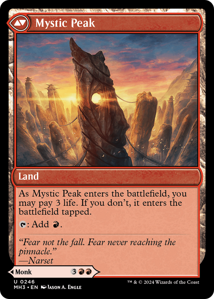 Pinnacle Monk // Mystic Peak (MH3-246) (Foil)
