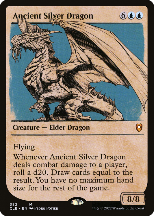Ancient Silver Dragon (CLB-382) (Showcase) (Foil)