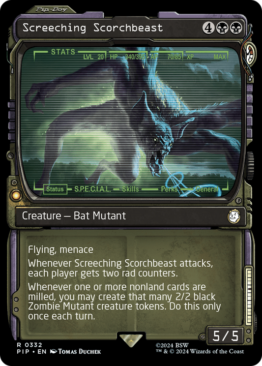 Screeching Scorchbeast (PIP-332) (Showcase) (Foil)