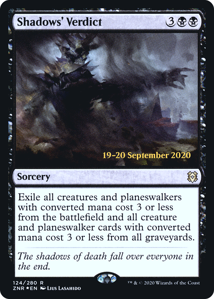 Shadows' Verdict (PRE-124S) (Foil)